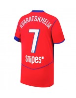 Paris Saint-Germain Khvicha Kvaratskhelia #7 Tredjedrakt 2025-26 Korte ermer